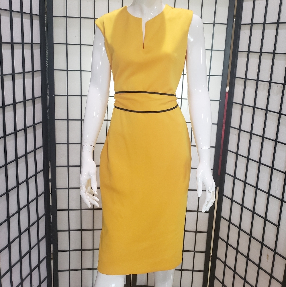New York & Company mustard color size small dress